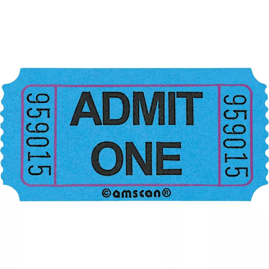 Single raffle ticket