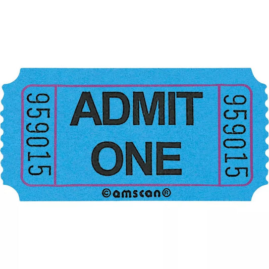 Single raffle ticket